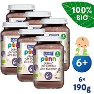 SALVEST Ponn ORGANIC Blueberries with Oatmeal (6 × 190g) - Baby Food