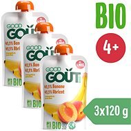 Good Gout Organic Apricot with banana (3×120 g) - Meal Pocket