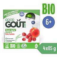 Good Gout BIO Rice dessert with peach and raspberry (4×85 g) - Meal Pocket
