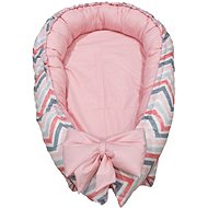 BabyHaw Nest - Chevron Pink - Baby Nest
