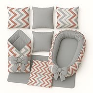 BabyDaddy set L - Zigzag Red Grey - Baby Health Check Kit