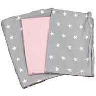 BabyTýpka 3-piece Bedding Set - Stars Pink - Children's Bedding