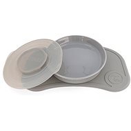 TWISTSHAKE Click-Mat Mini - pasztellszürke - Gyerek tányér
