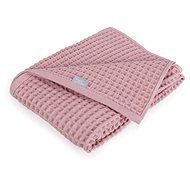 CEBA Waffle Line 90 × 90cm - Silver Pink Ceba - Blanket