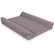 CEBA Changing Mat Cover Waffle Line 50 × 70cm - Ash Ceba - Changing Mat Cover