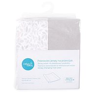CEBA Changing Mat Cover 50 × 70 - 80cm 2 pcs - Light Grey+Twigs - Changing Mat Cover