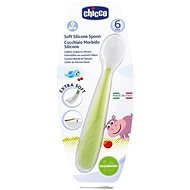 Chicco silicone spoon Soft 6 m+, green - Baby Spoon