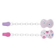 Chicco Pacifier Chain Plastic - Pink - Dummy Clip