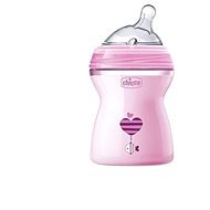Chicco Natural Feeling 250ml, Girl 2m+ - Baby Bottle