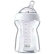 Chicco Natural Feeling 250ml, Neutral 2m+, Glass - Baby Bottle