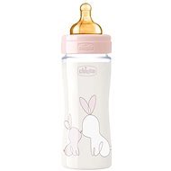 Chicco Original Touch Latex, 240ml - Girl, Glass - Baby Bottle
