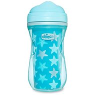 Chicco hrneček Active termo s tvrdým pítkem 266 ml tyrkysový, hvězdičky 14m+ - Baby cup