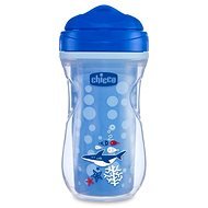 Chicco Mug Active Thermo with Hard Drink 266ml, Blue, Shark 14 m+ - Baby cup