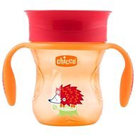 Chicco pohár Perfect 360 fogantyúval 200 ml, narancssárga 12 m+ - Tanulópohár