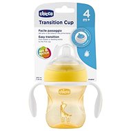 Chicco Transition tanulópohár fogókarokkal 200 ml, sárga, 4 m+ - Tanulópohár