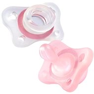 Chicco All-silicone Mini Soft Girl 2 pcs, 2–6m - Baby Pacifier