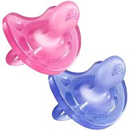 Chicco all-silicone Physio Soft girl 2 pcs, 6–16m - Baby Pacifier