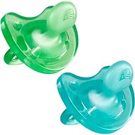 Chicco All-silicone Physio Soft Boy 2 pcs, 6–16m - Baby Pacifier