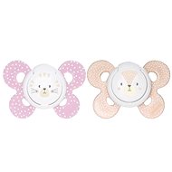 Chicco Physio Comfort Silicone Girl - Cat/Fox 2 pcs, 6–16 m - Baby Pacifier
