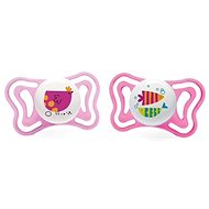 Chicco Physio Light Silicone Girl - Bird/Fish 2 pcs, 16–36 m+ - Baby Pacifier