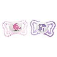 Chicco Physio Light Silicone Girl - Bird/Toucan 2 pcs, 2–6 m+ - Baby Pacifier