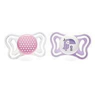 Chicco Physio Light Silicone Girl - Dots/Toucan 2 pcs, 2–6 m+ - Baby Pacifier