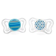 Chicco Physio Light Silicone Boy - Stripe/Stars 2 pcs, 6–16 m+ - Baby Pacifier