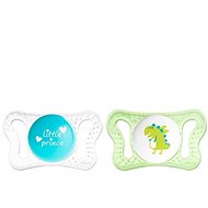 Chicco Physio Micro Silicone Boy - Text/Dragon 2 pcs, 0–2 m+ - Baby Pacifier