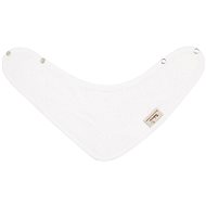 Timboo Bandana Bib 36×20cm, White - Bib