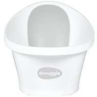 Shnuggle bath tub white with grey backrest new - Baby Bathtub