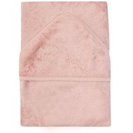 Timboo Hooded Towel 75 × 75cm, Misty Rose - Children's Bath Towel