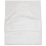 Timboo Hooded Towel 75 × 75cm, White - Children's Bath Towel