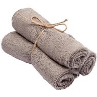 Timboo Towel 3 pcs, 29.5 × 50cm, Anthracite - Children's Bath Towel