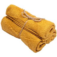Timboo Towel 3 pcs, 29.5 × 50cm, Ochre - Children's Bath Towel