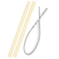 MINIKOIOI Yellow with brush 2 pcs - Straw