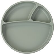 MINIKOIOI Osztott tányér tapadókoronggal - River Green - Gyerek tányér