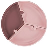 MINIKOIOI Puzzle Silicone with Suction Cup - Pink / Rose - Children's Plate