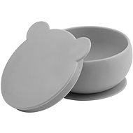 MINIKOIOI Silicone with suction cup - Grey - Children's Plate