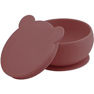 MINIKOIOI Silicone with suction cup - Rose - Children's Plate