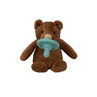 MINIKOIOI S Dummy Teddy Bear, Brown - Baby Sleeping Toy