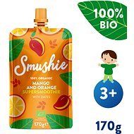 SALVEST Smushie BIO Ovocné smoothie s mangom, pomarančom a datľami (170 g) - Kapsička pre deti