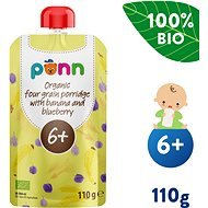 SALVEST Ponn BIO Banán s čučoriedkou a obilnými vločkami (110 g) - Kapsička pre deti