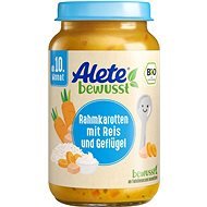 ALETE Organic Carrots in Cream with Rice and Turkey Meat 220g - Baby Food