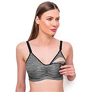 BabyOno Nursing Bra E80-85, Melange Grey - Nursing Bra