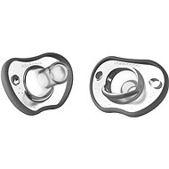 NANOBÉBÉ Flexy Dummy 0-3 m, 2 pcs, Grey - Baby Pacifier