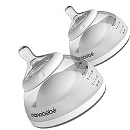NANOBÉBÉ Breast Milk Bottle 150ml, 2 pcs, Grey - Baby Bottle