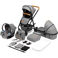 LIONELO 3in1 Amber Grey Stone - Baby Buggy