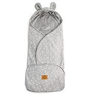 FLOO FOR BABY wrap Milk, Gray - Swaddle Blanket