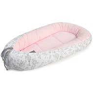 FLOO FOR BABY nest, Flowers Pink - Baby Nest