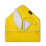 FLOO FOR BABY Baby Towel Rabbit, Mustard - Children's Bath Towel